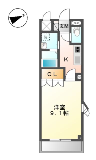 プチバイオレットの間取り