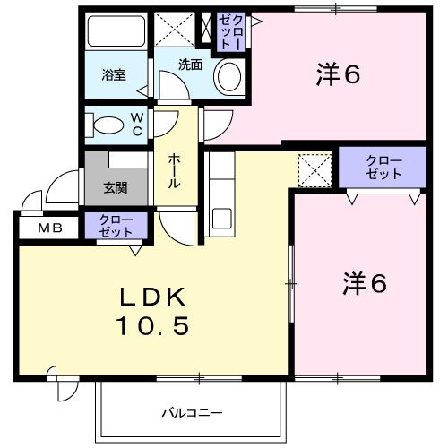 オーシャンロードタウンⅠの間取り