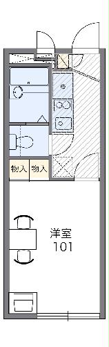 レオパレスベルプラッツの間取り