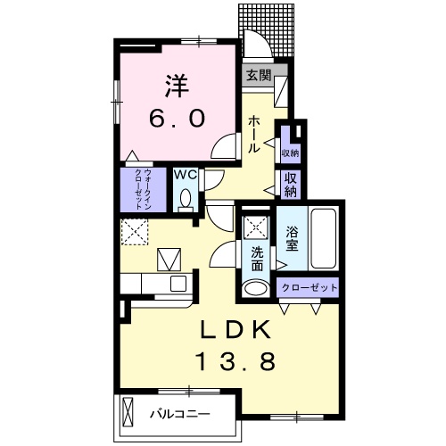 イースクエアⅢの間取り