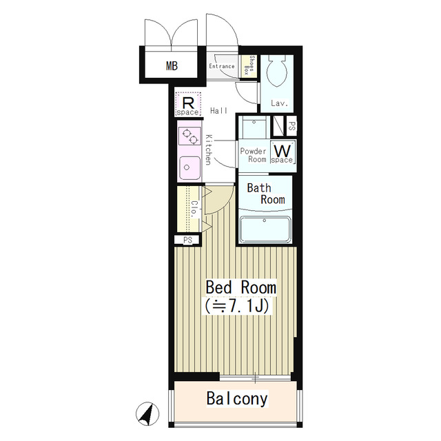 イレーネ初台の間取り