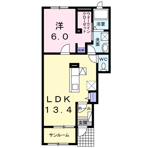 ランドマーク88 B棟の間取り