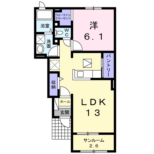 メイ・フラワーの間取り