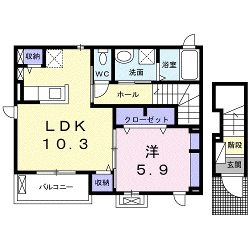 レア・アムールの間取り
