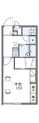 レオパレスLumiereⅠの間取り