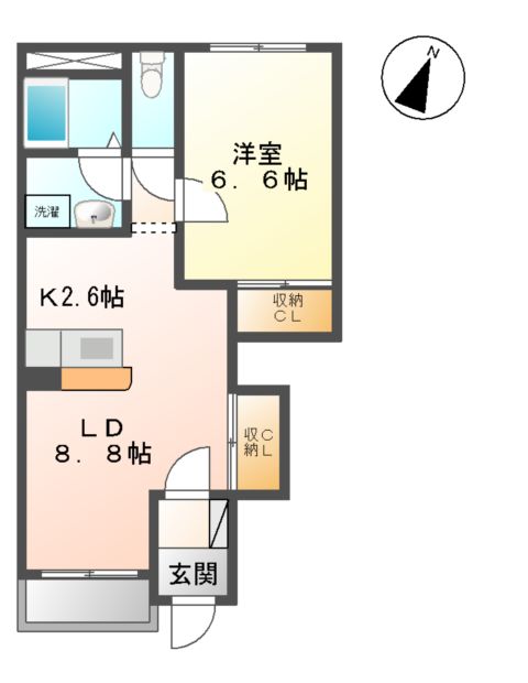 セラヴィBANの間取り