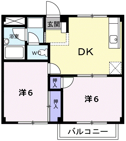 第2コーポかとうの間取り