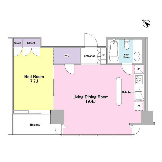フォレストタウン参宮橋の間取り