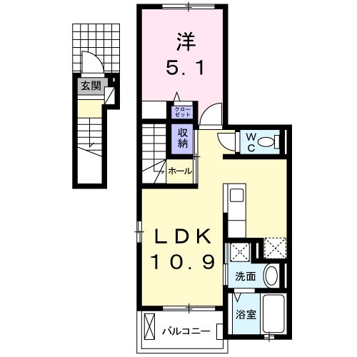 セレーノひばりの間取り
