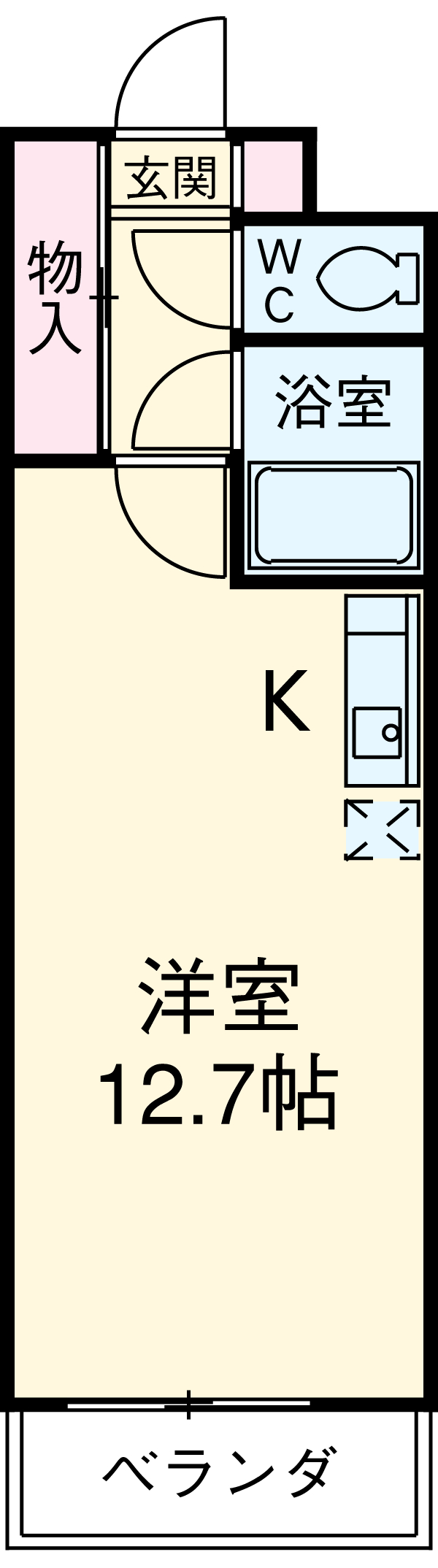 アクセス高辻の間取り