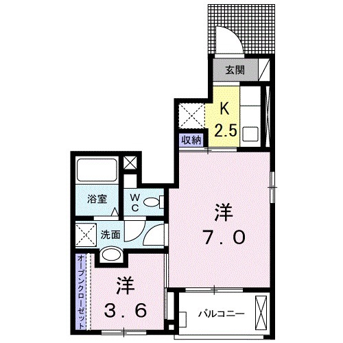 サン・フローラの間取り