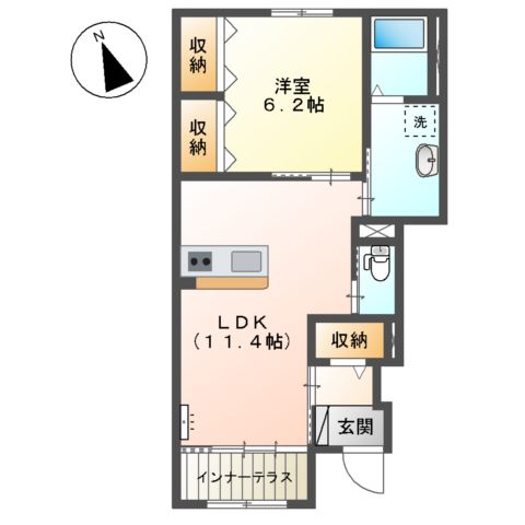 レーヴィアの間取り