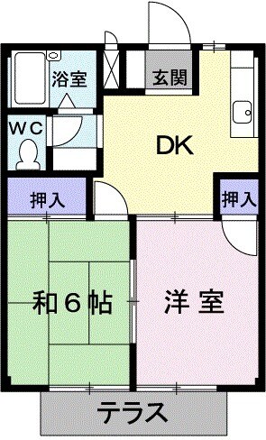 シティハイツ清晃の間取り