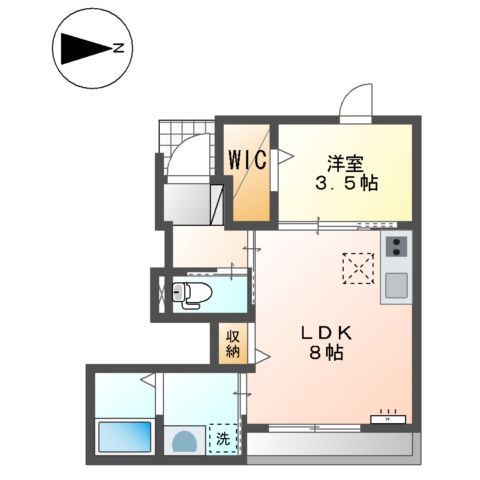 ベリー ヴェルジュの間取り