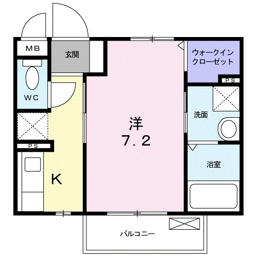 アクティーフ 西所沢の間取り