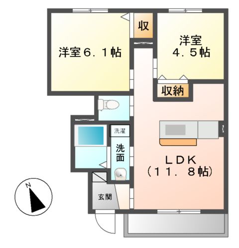 Printemps(プランタン)の間取り