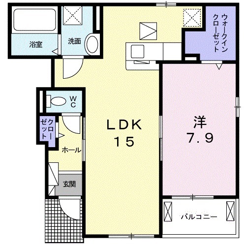 M・プラム Ⅳの間取り