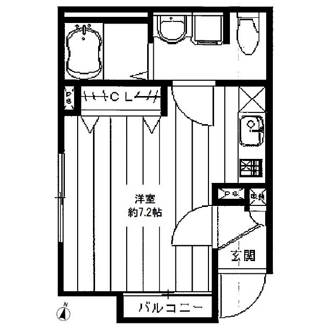 アムール モンタニュー リズイエールの間取り