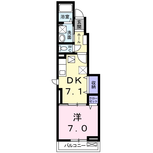 アルドール郡山の間取り