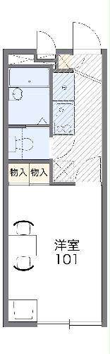 レオパレスパーシモンⅡの間取り