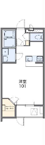 レオパレス天上野Ⅱの間取り