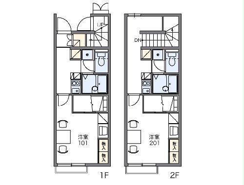 レオパレス里の間取り