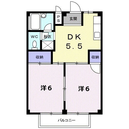 シティハイツポプラの間取り