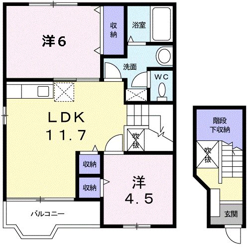 ノーブル・ハイムⅡの間取り