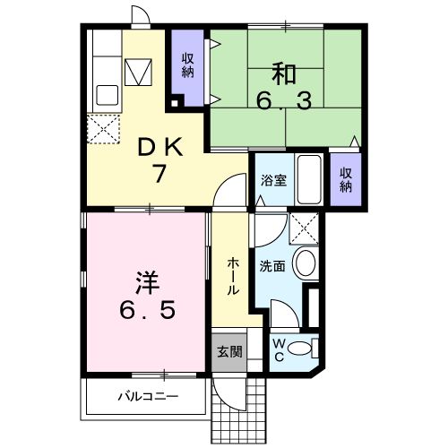 プチメゾンの間取り