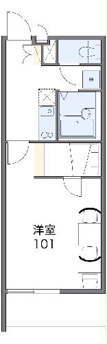 レオパレスあおばの間取り