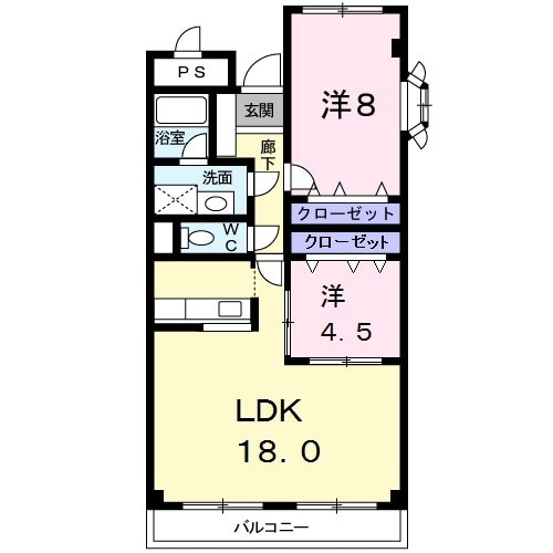 サザンハイムの間取り