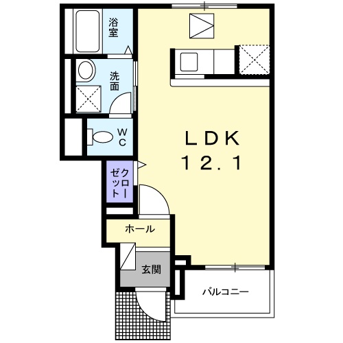 ラパン ノアールの間取り