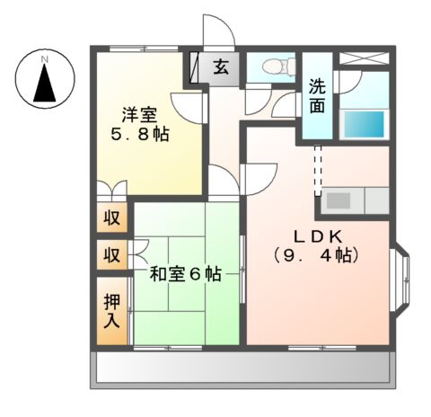 ファーストフォークの間取り