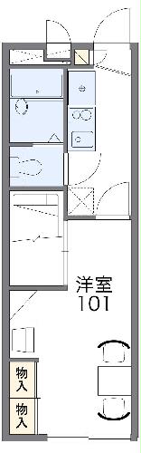 レオパレスアスカの間取り