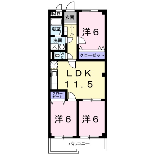 フロンティア21の間取り