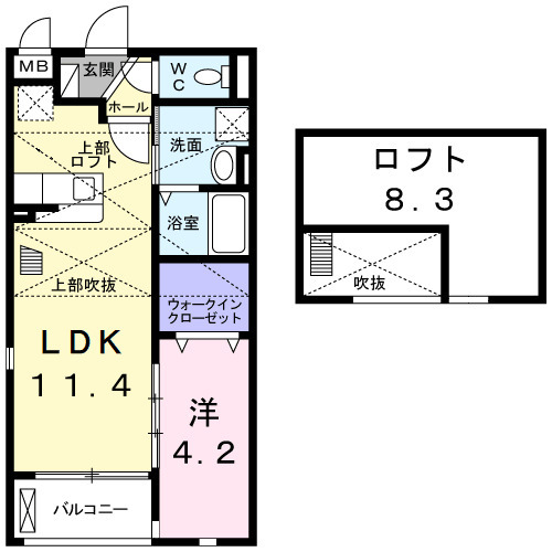フレイム ガーデンの間取り
