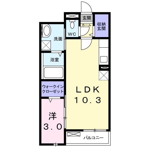 プランドール高槻の間取り