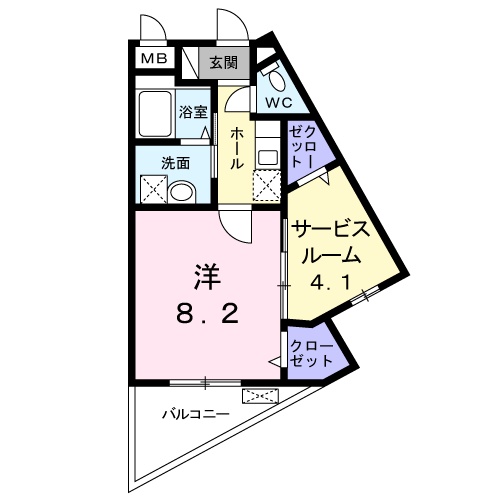 レジデンス Uの間取り