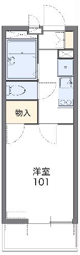 レオパレスKT今池の間取り