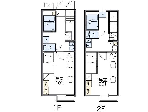 レオパレス和楽の間取り
