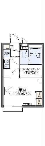 レオパレス櫻根南の間取り