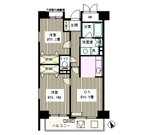パインエクセレントの間取り