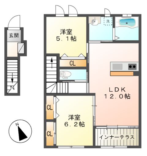 サザンアーブルの間取り