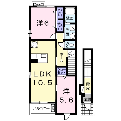 グッドリバーBの間取り