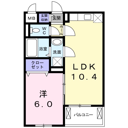 サザンクロスeastの間取り