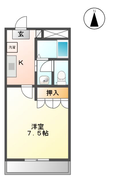 アイリスハイムの間取り