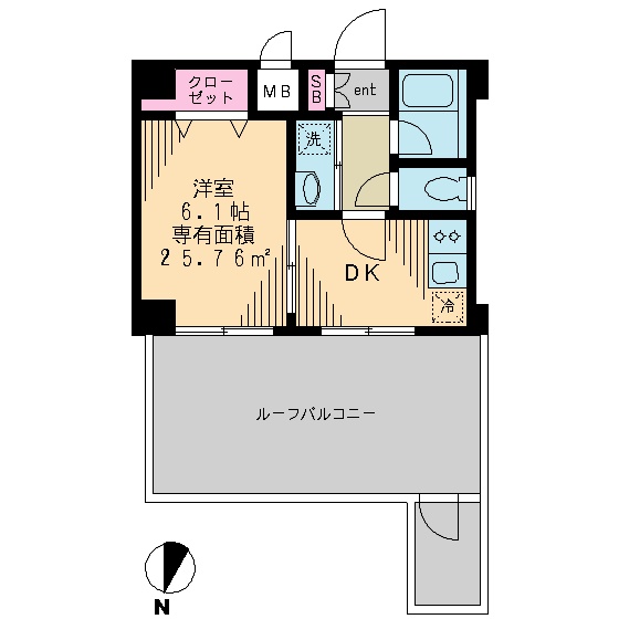 プリマヴェーラ北千住の間取り