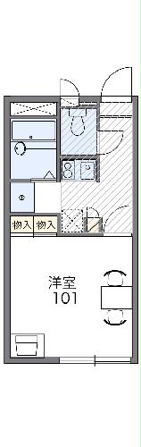 レオパレスHarvestの間取り