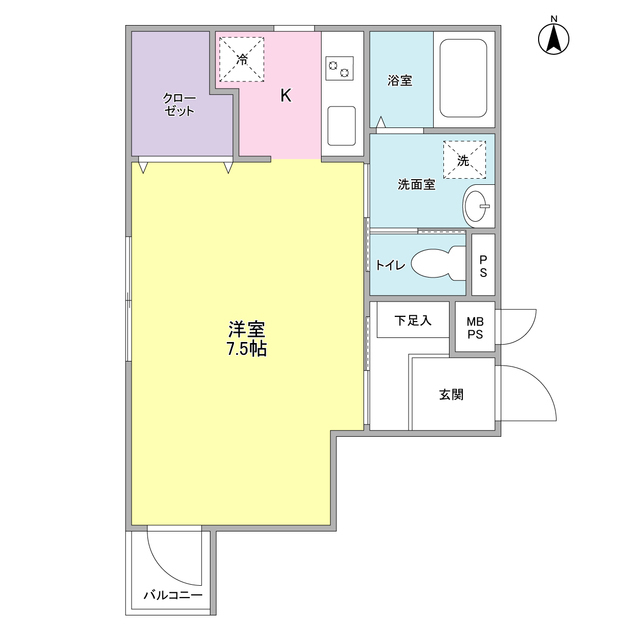 エルプリッセの間取り