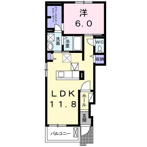 シャルム ド リュンヌの間取り
